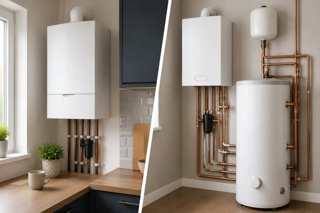 combi boiler vs system boiler comparison - Buchanan Gas & Heating Ltd